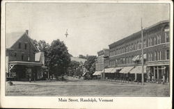 Main Street Randolph, VT Postcard Postcard Postcard