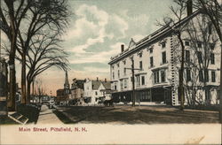 Main Street Pittsfield, NH Postcard Postcard Postcard