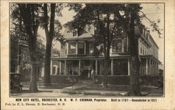 New City Hotel Postcard