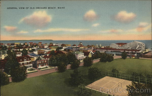 General View Old Orchard Beach Maine