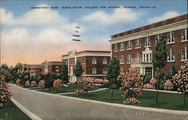 Dormitory Row Denton Texas