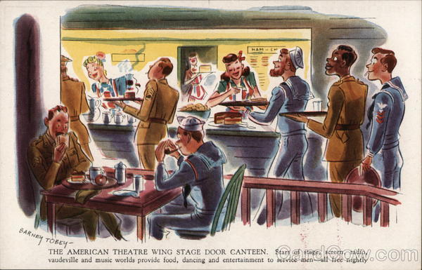 American Theatre Wing Stage Door Canteen Barney Tobey