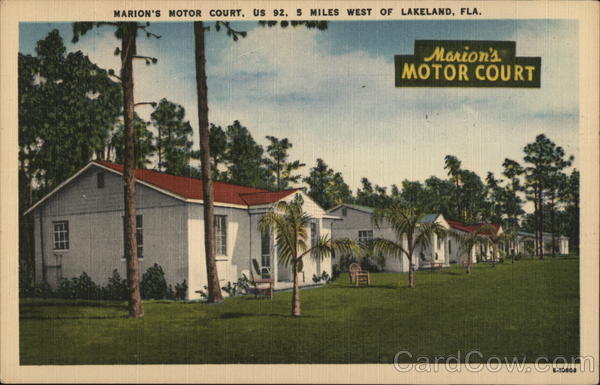 Marion's Motor Court Lakeland Florida