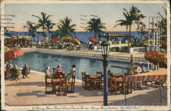 Roney Plaza Hotel Miami Beach Florida