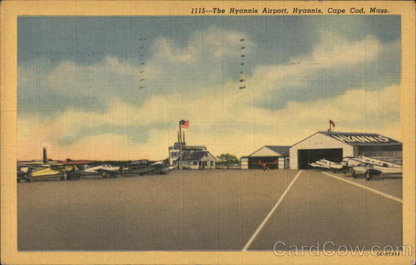 The Hyannis Airport on Cape Cod Massachusetts