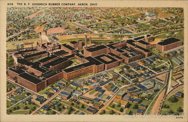 B.F. Goodrich Rubber Company Akron Ohio