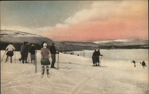 Skiing at Skytop Lodge High in the Poconos Pennsylvania