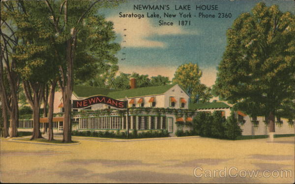 Newman's Lake House Saratoga Lake New York