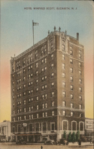 Hotel Winfield Scott Elizabeth New Jersey