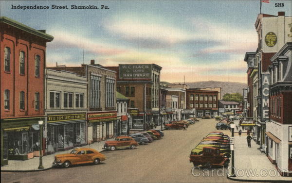 Independence Street Shamokin Pennsylvania