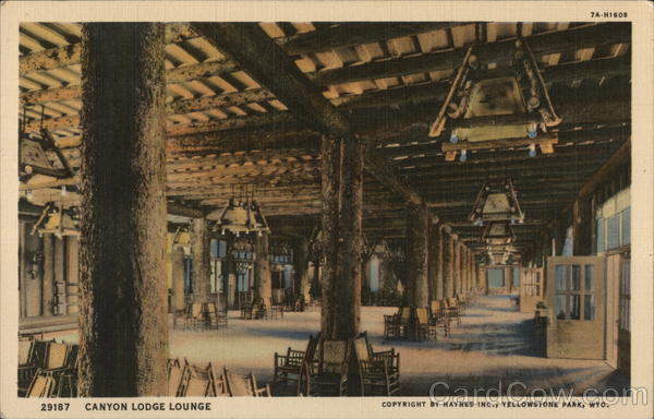 Canyon Lodge Lounge Yellowstone National Park Wyoming