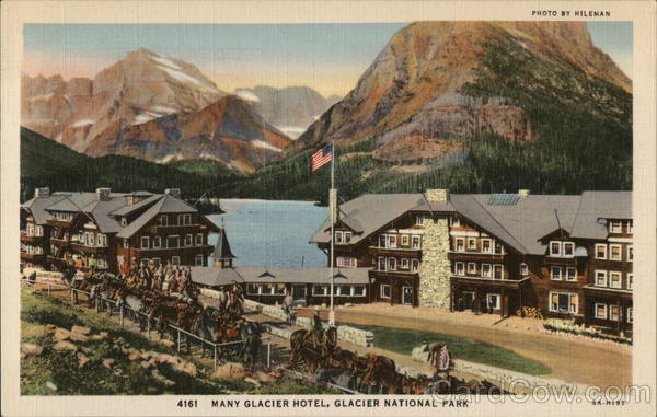 Many Glacier Hotel Glacier National Park Montana Hileman