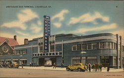 Greyhond Bus Terminal Postcard