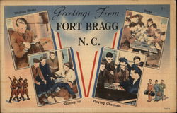Greetings From Fort Bragg Postcard