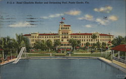 Hotel Charlotte Harbor and Swimming Pool Postcard