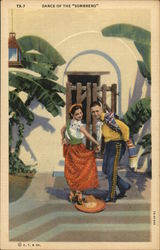 Dance of the Sombrero Postcard