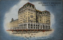 Malamut's Breakers Hotel Atlantic City, NJ Postcard Postcard Postcard