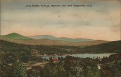 Lake Morey and New Hampshire Hills Fairlee, VT Postcard Postcard Postcard