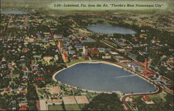 Air View of Florida's Most Picturesque City Postcard