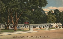 The Friendly Motor Court Postcard