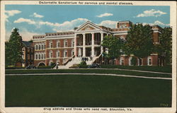 DeJarnette Sanatorium for Nervous and Mental Disorders Staunton, VA Postcard Postcard Postcard