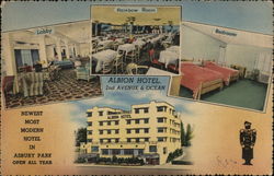 Albion Hotel Asbury Park, NJ Postcard Postcard Postcard