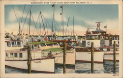 Manasquan River Yacht Basin Point Pleasant, NJ Postcard Postcard Postcard