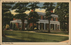 The Black House, Built in 1802, Woodlawn Postcard