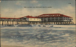 Pier Casino Old Orchard Beach, ME Postcard Postcard Postcard
