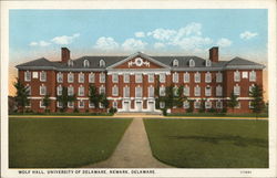 Wolf Hall, University of Delaware Postcard