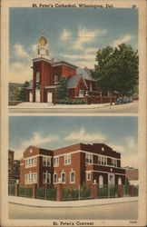 St. Peter's Cathedral and Convent Wilmington, DE Postcard Postcard Postcard