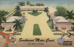 Southwind Motor Court Key West, FL Postcard Postcard Postcard