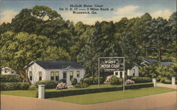 McGriff Motor Court Brunswick, GA Postcard Postcard Postcard