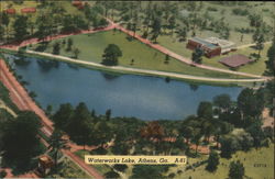 Waterworks Lake Athens, GA Postcard Postcard Postcard