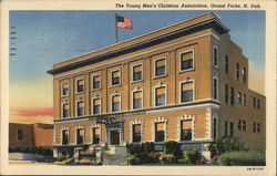 The Young Mens Christian Association Grand Forks, ND Postcard Postcard Postcard