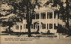 The General Putnam Inn, on the Village Green Norwalk, CT Postcard Postcard Postcard