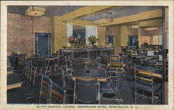 Hi-Hat Cocktail Lounge, Ambassador Hotel Washington, DC Washington DC Postcard Postcard Postcard