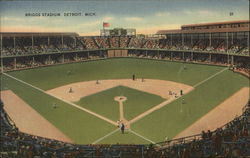 Briggs Stadium Detroit, MI Postcard Postcard Postcard