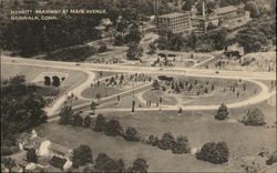 Merritt Parkway at Main Avenue Norwalk, CT Postcard Postcard Postcard