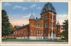 Armory Norwalk, CT Postcard Postcard Postcard