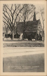 St. Matthew's Episcopal Church Wilton, CT Postcard Postcard Postcard