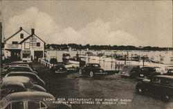 Lyons' Pier Restaurant Norwalk, CT Postcard Postcard Postcard