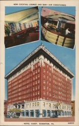 Hotel Casey Scranton, PA Postcard Postcard 