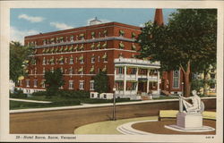 Hotel Barre Vermont Postcard Postcard Postcard