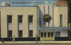 Loyal Order of Moose Williamsport, PA Postcard Postcard Postcard