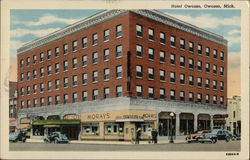 Hotel Owosso Postcard