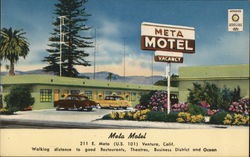 Meta Motel Ventura, CA Postcard Postcard 