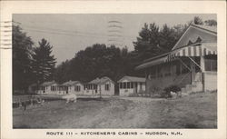 Route 111 - Kitchener's Cabins Hudson, NH Postcard Postcard Postcard