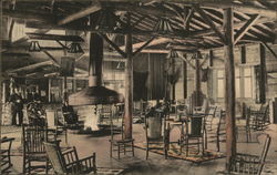 Interior, Grand Lake Lodge Postcard