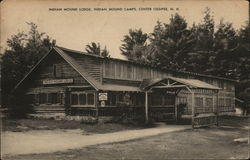 Indian Mount Lodge, Indian Mound Camps Postcard